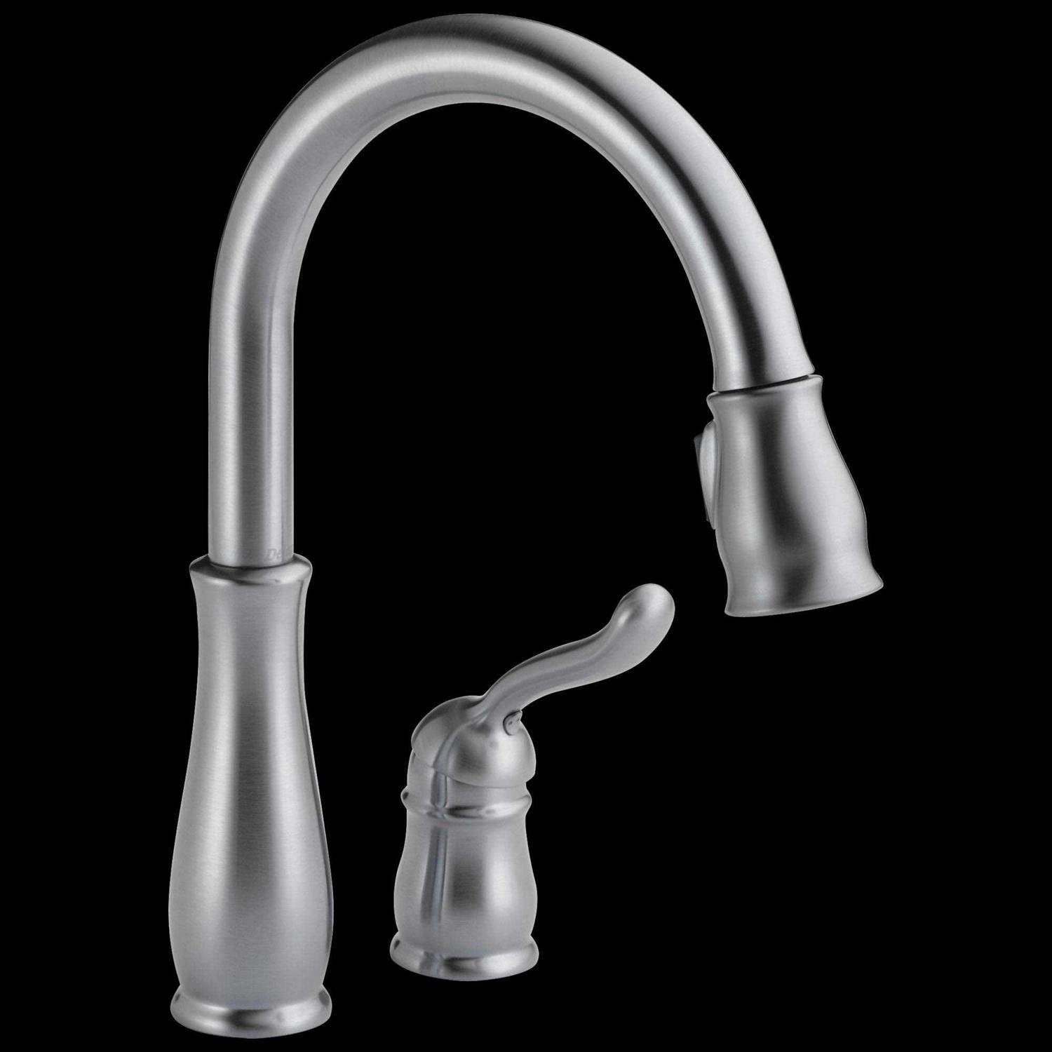 Delta Leland Single Handle Pull Down Kitchen Faucet - Cheap Fitting