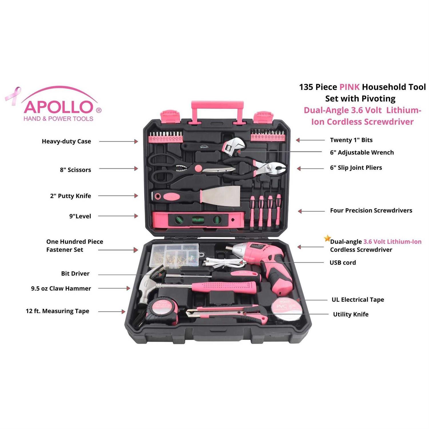 Apollo Household Tool Set - Cheap Fitting