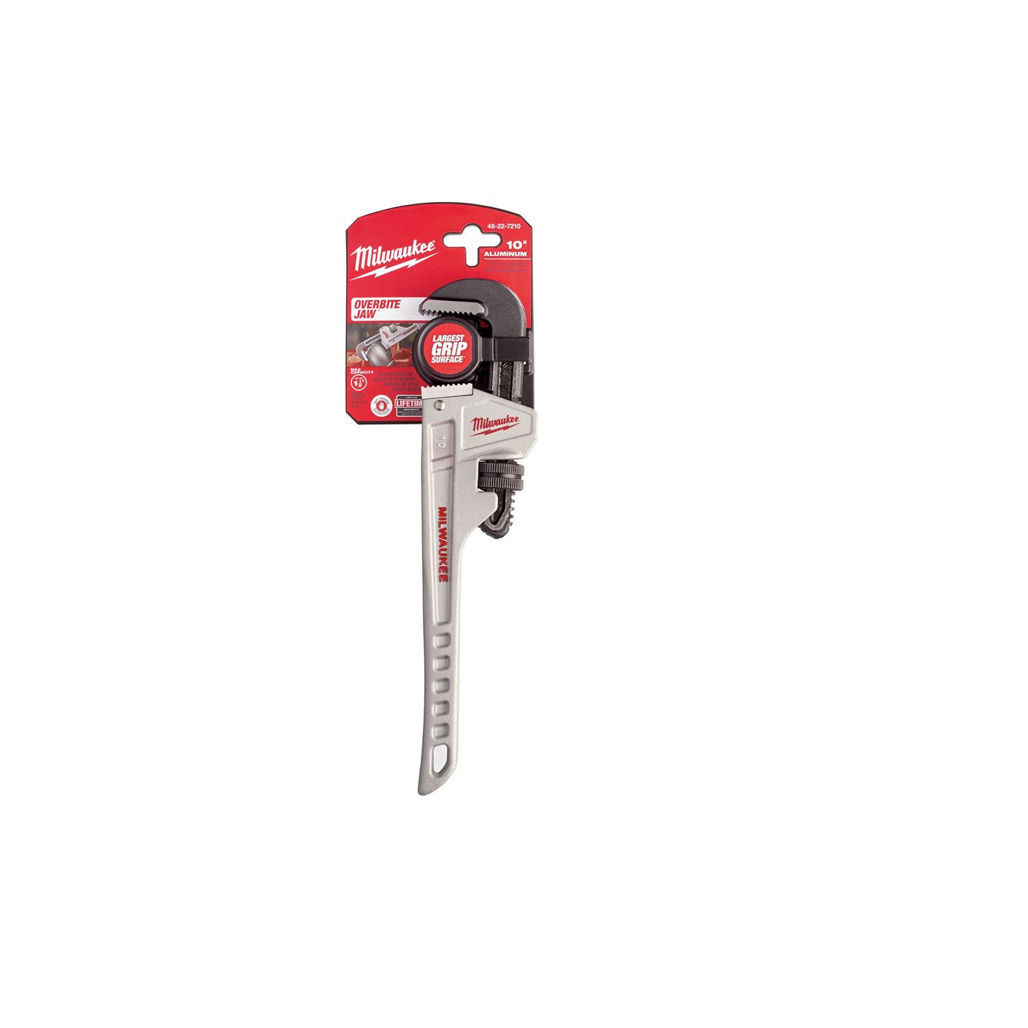 Milwaukee 48-22-7210 10 in. Aluminum Pipe Wrench - Cheap Fitting