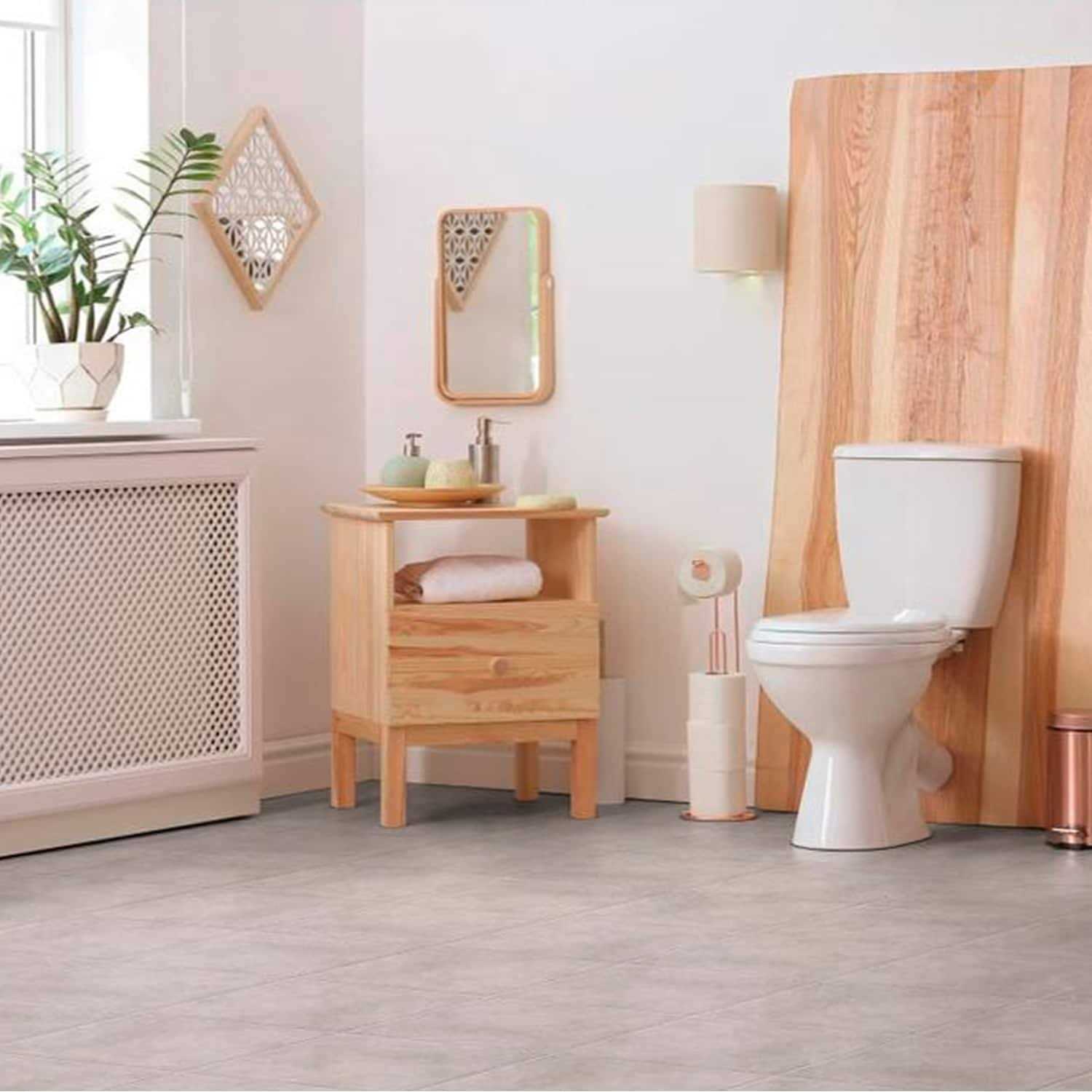 Style Selections Alamosa Gray 12-in x 12-in Glazed Ceramic Stone Look Floor and Wall Tile 110013280 - Cheap Fitting