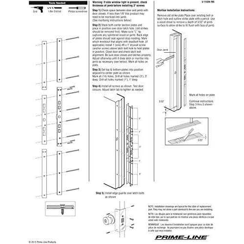 Defender Security Door Jamb Repair & Reinforcement Kit U 11026 - Cheap Fitting