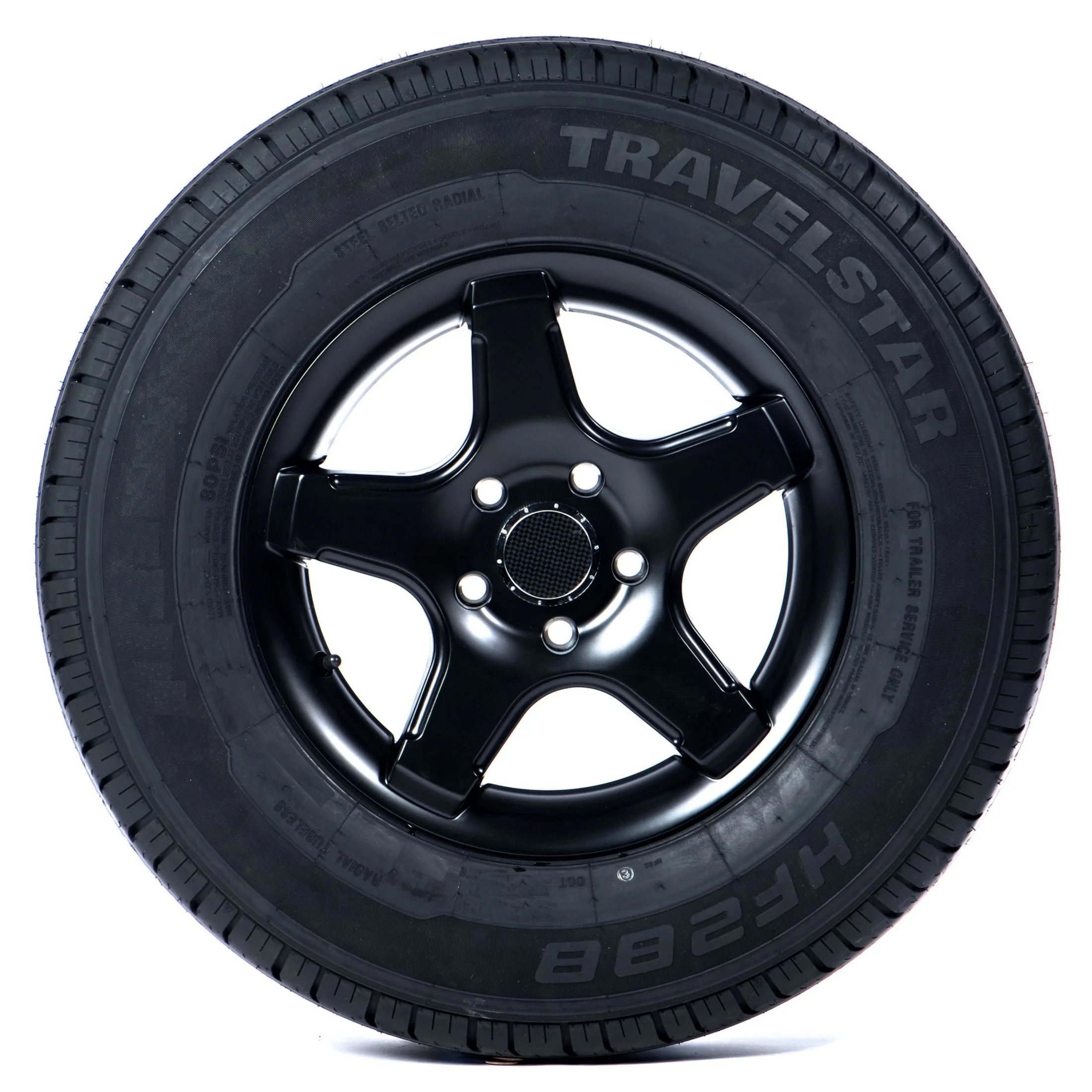 Travelstar HF288 ST205/75R14 105/101M D Radial Trailer Tire - ST 205/75/14 (Tire Only) - Cheap Fitting
