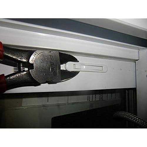 Vision Hardware Set of 6 pcs White Window Sash Vent Stops 1714WHITE - Cheap Fitting