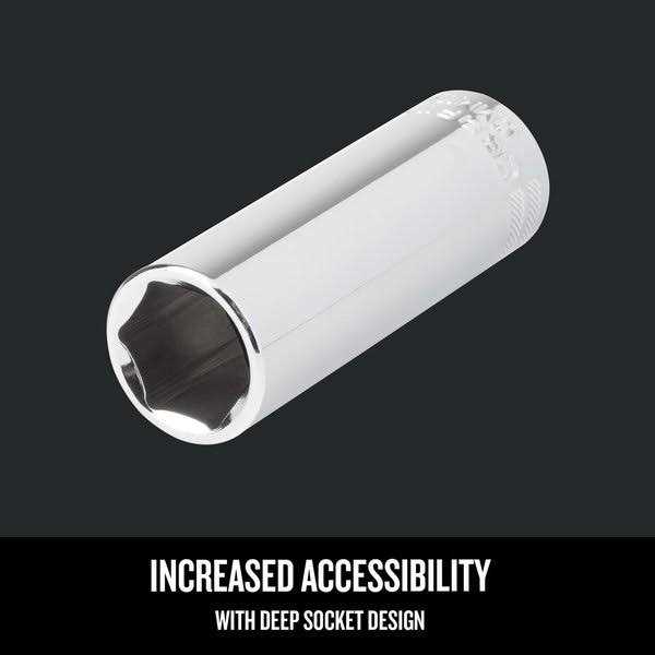 Craftsman 1/2 in. Drive SAE 6 Point Deep Socket 1 PC - Cheap Fitting