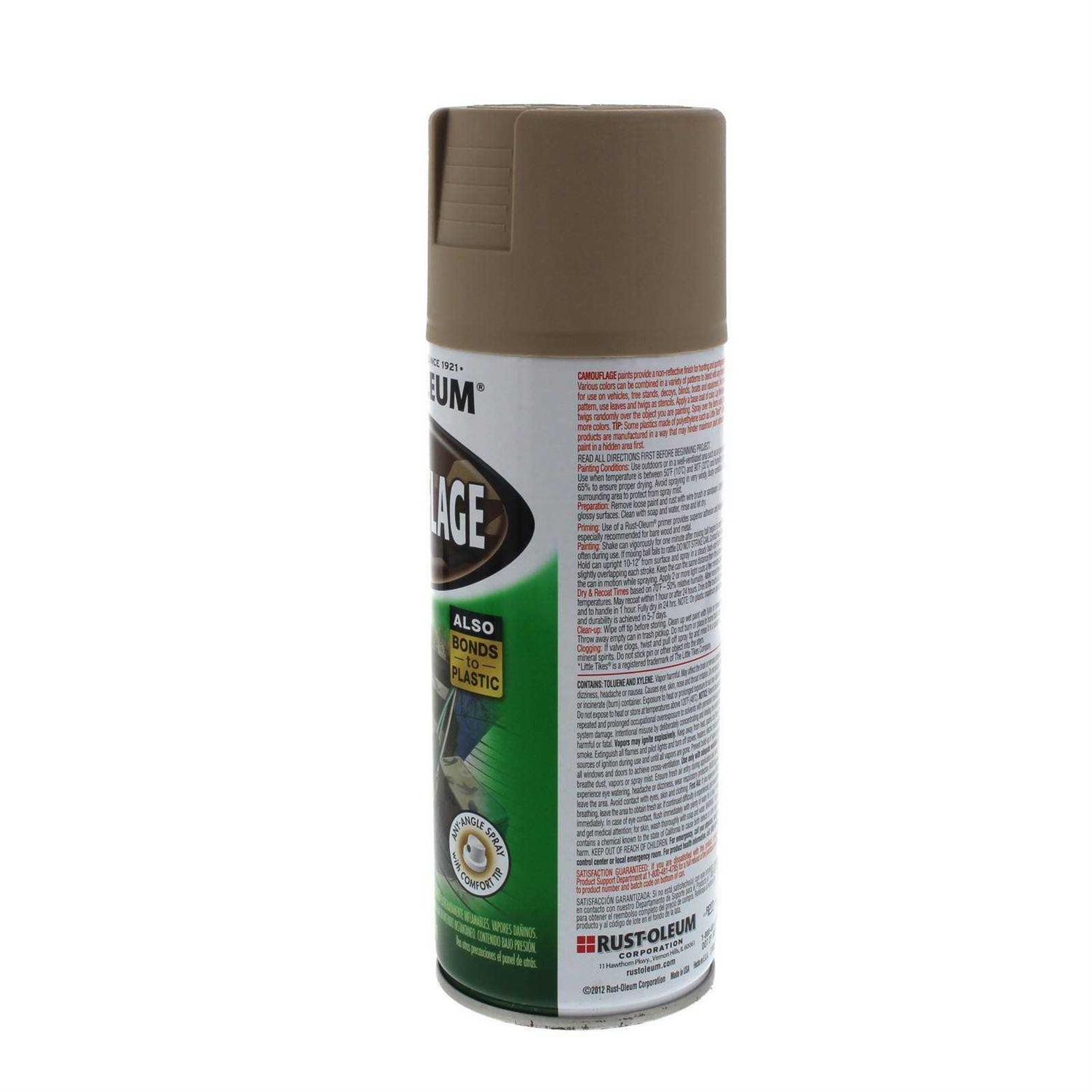 Rust-Oleum 12 oz Camouflage Spray Paint - Cheap Fitting