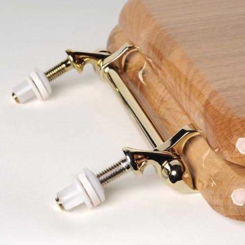 Elongated Designer Wood Toilet Seat Closed Front with Cover Comfort Seats - Cheap Fitting