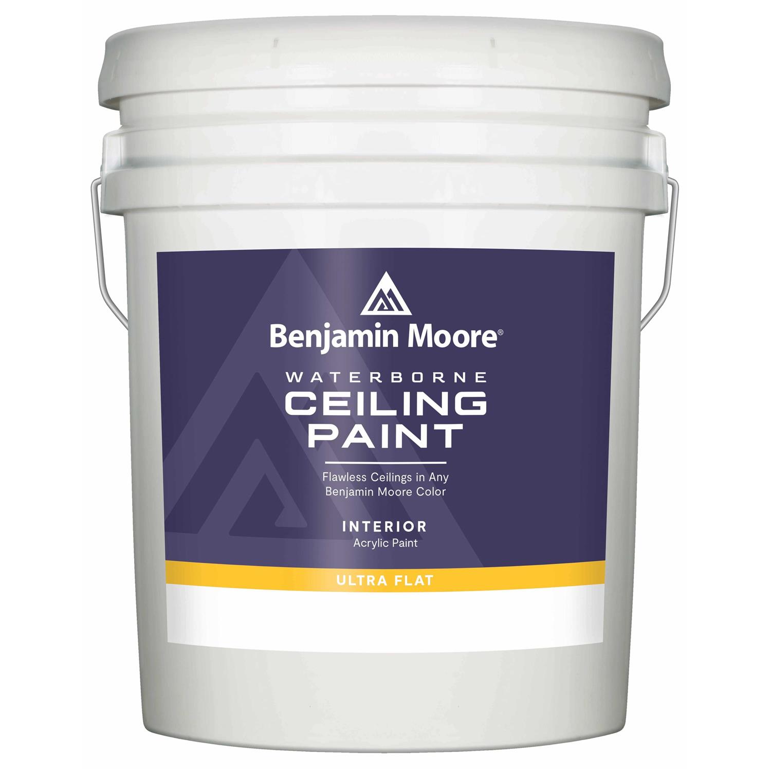Benjamin Moore Waterborne Ceiling Paint Ultra Flat Quart / White - Cheap Fitting