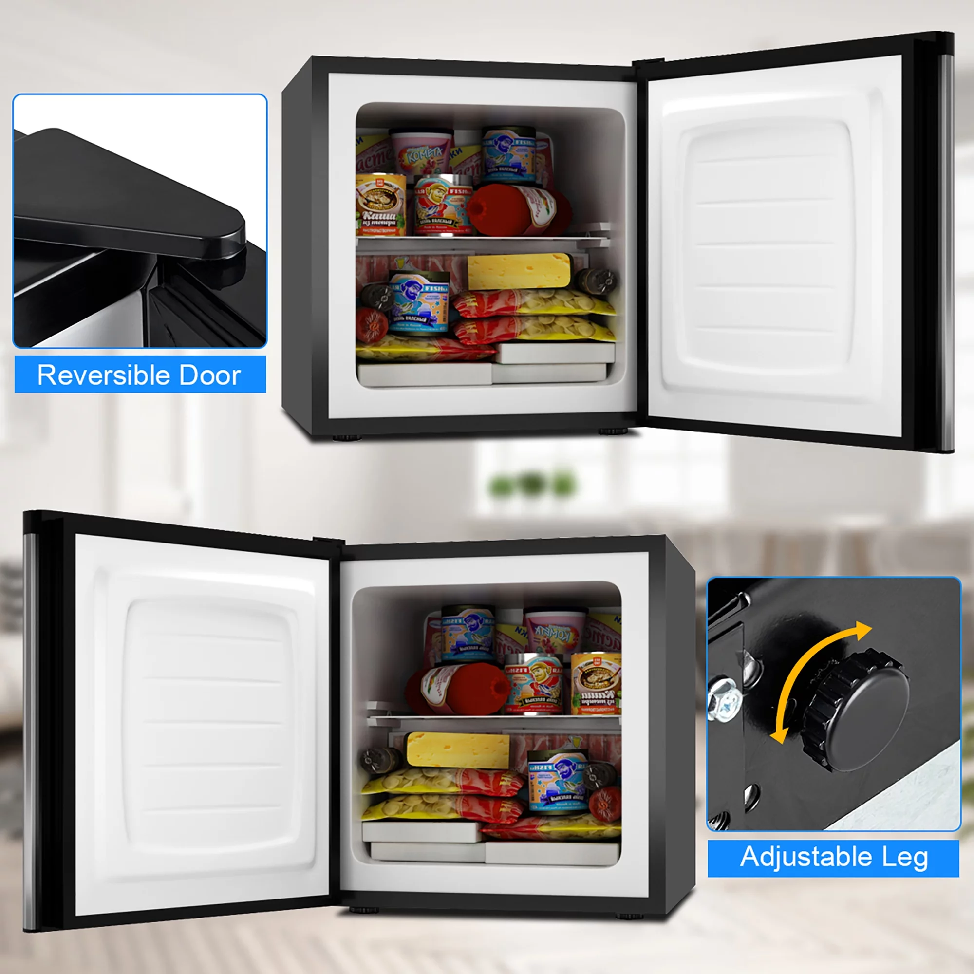 STAKOL 1.1 cu.ft. Compact Single Door Mini Upright Freezer ( Not sold to consumers located in California) - Cheap Fitting