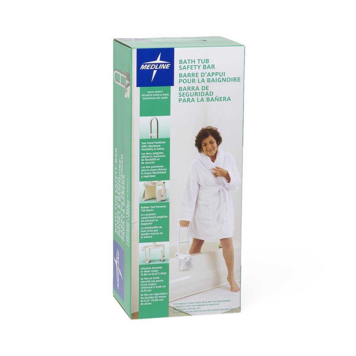 Medline Bathtub Safety Grab Bar - Cheap Fitting