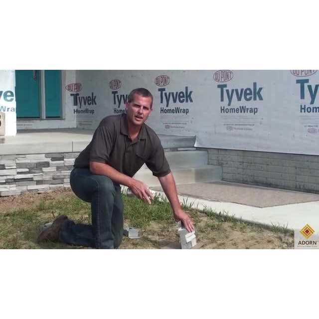 ADORN 1.75 in. x 6 in. Buckskin Stone Veneer Siding - Cheap Fitting