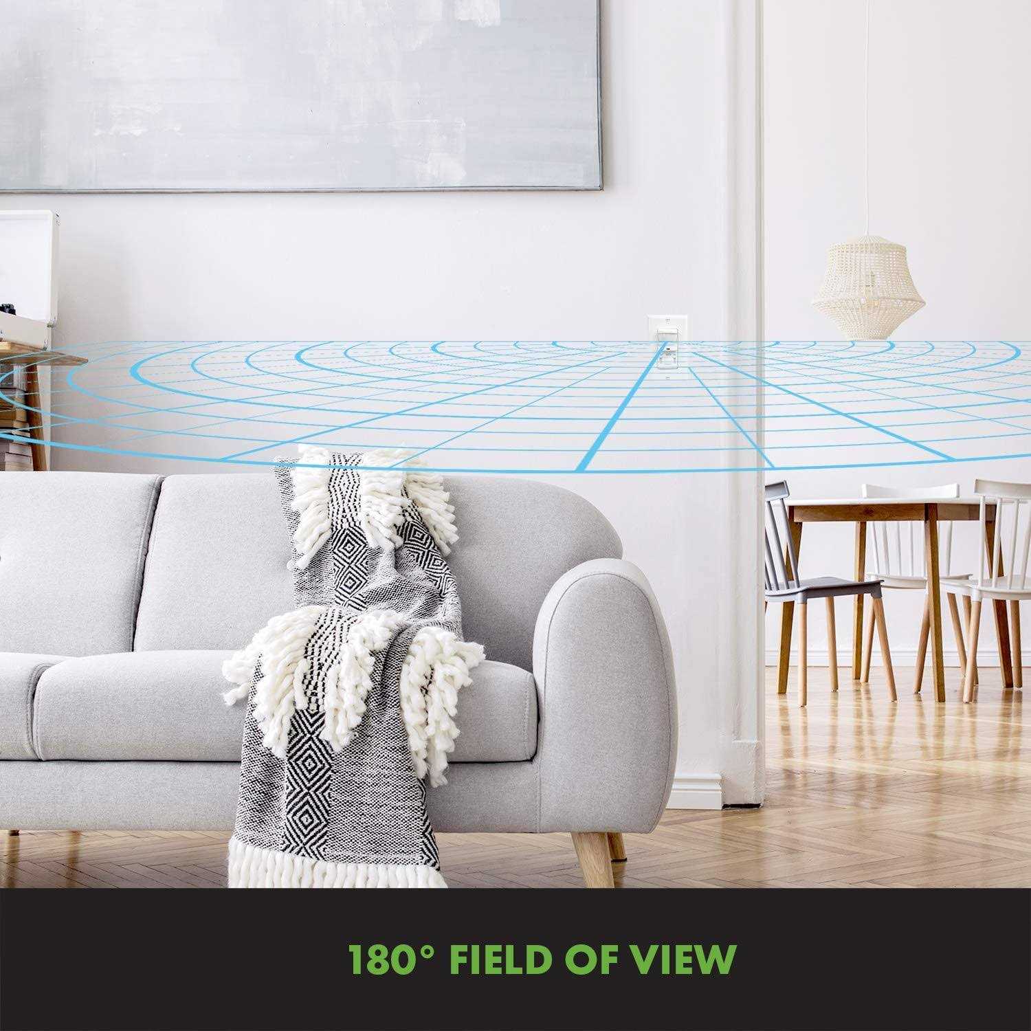 TOPGREENER in-Wall PIR Motion Sensor Light Switch Occupancy Sensor Switch - Cheap Fitting