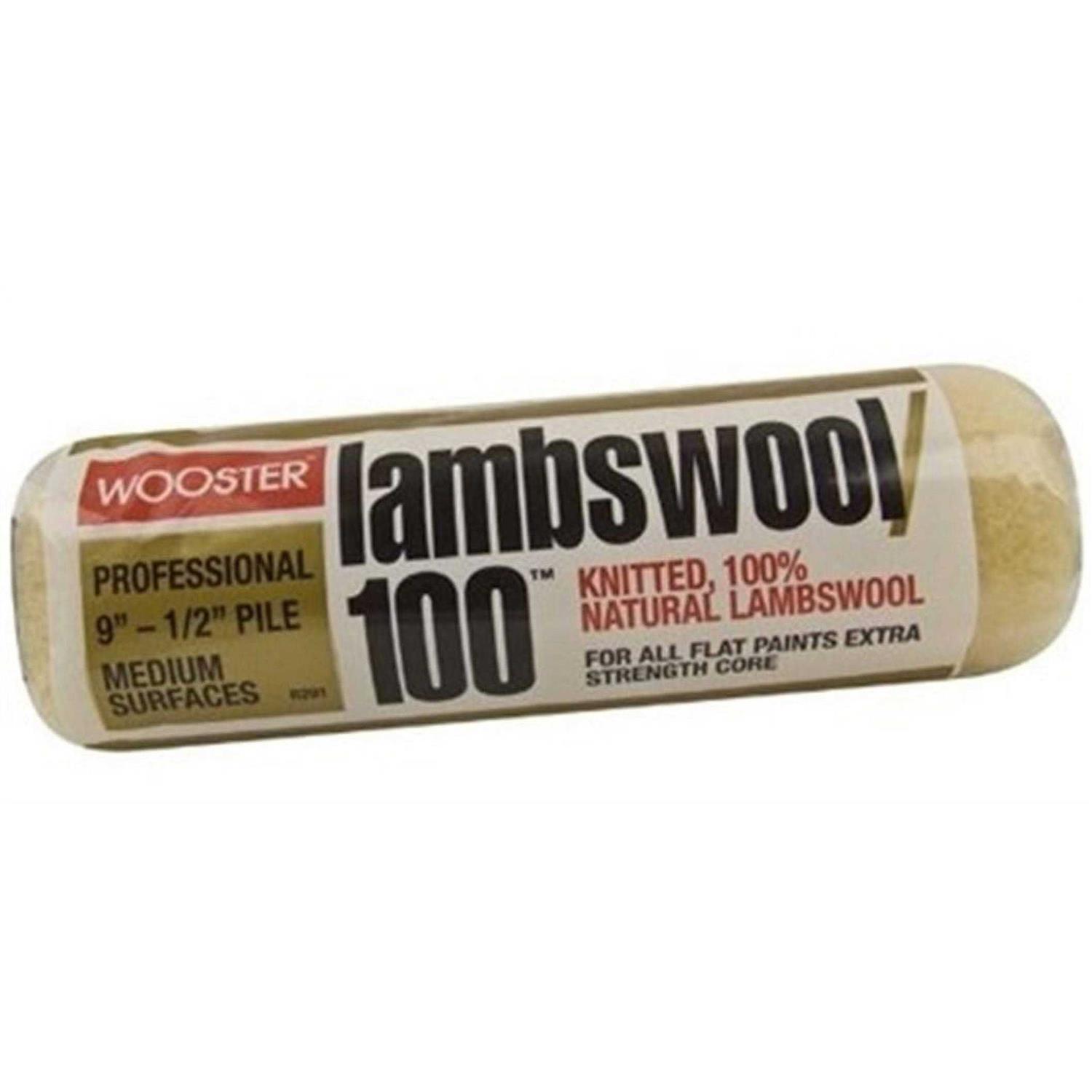 Wooster Brush R291-9 Lambswool 100 Roller Cover - Cheap Fitting