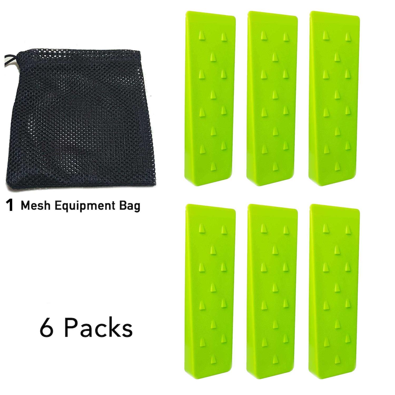 AR-PRO 6 Pack Tree Felling Wedges with Spikes for Safe Tree Cutting – 3 Each of 8” and 5.5” Wedges with Storage Bag - Cheap Fitting