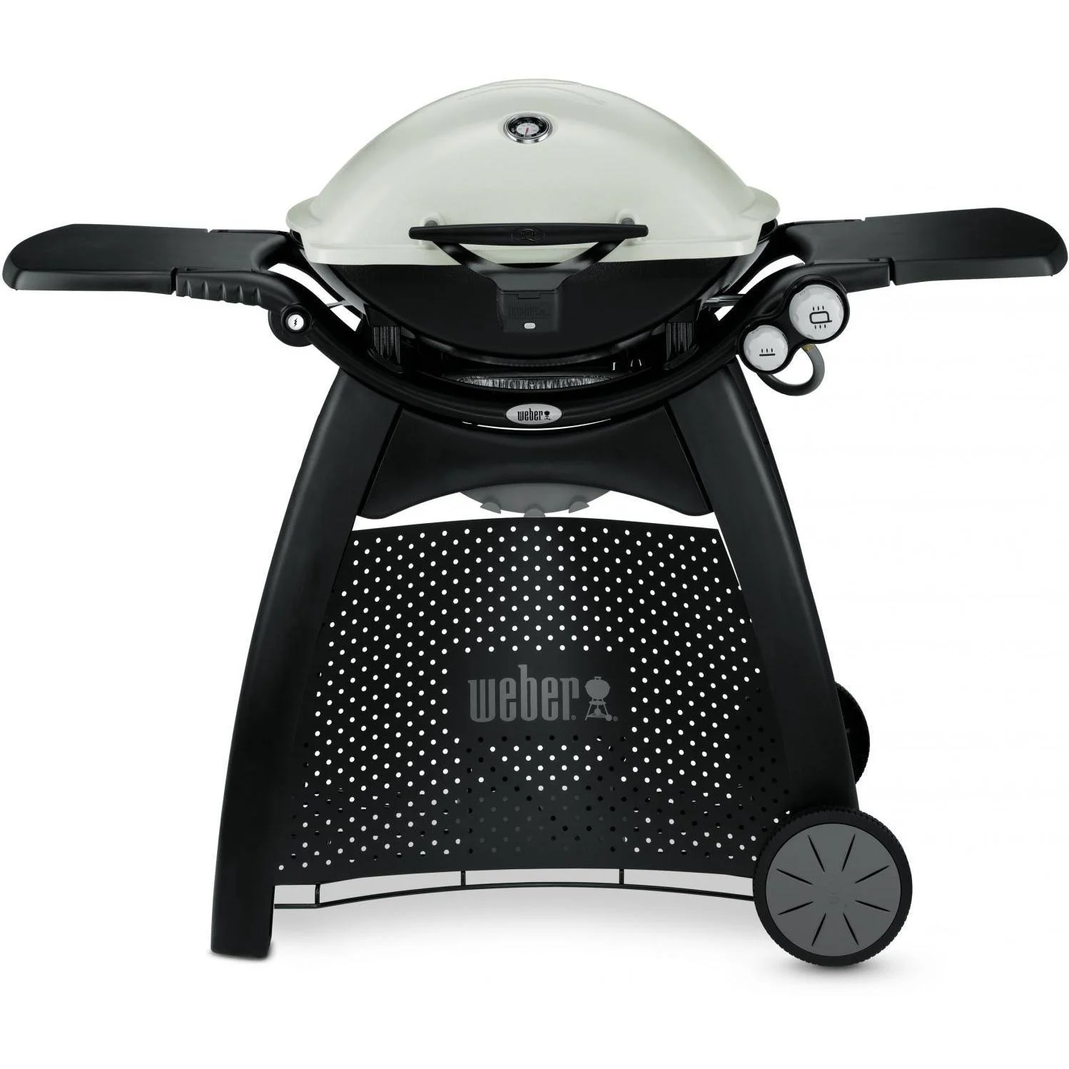 Weber Q 3200 Liquid Propane Gas Grill in Titanium - Cheap Fitting