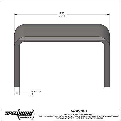 Speedway Motors Weld-on Leaf Spring Pad Perch 3 Axle Tube - Cheap Fitting