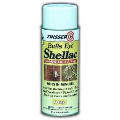 Zinsser 12 oz Clear Bulls Eye Spray Shellac - Cheap Fitting
