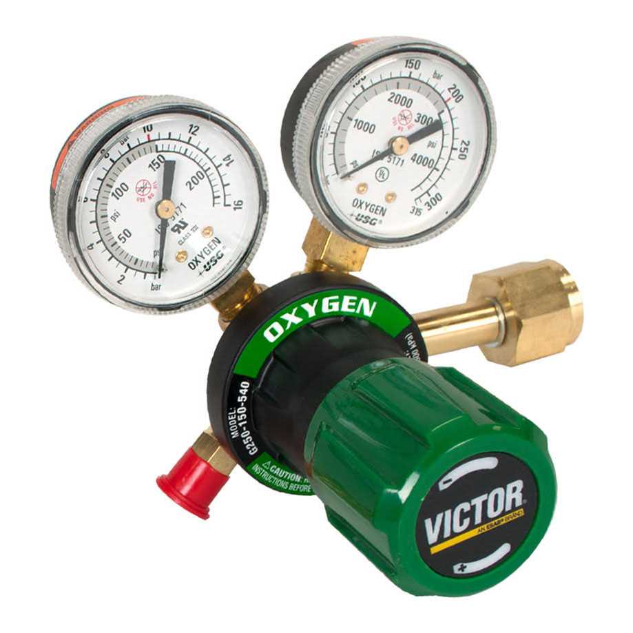 Victor 0781-9400 Medium Duty G250 Oxygen Regulator - Cheap Fitting