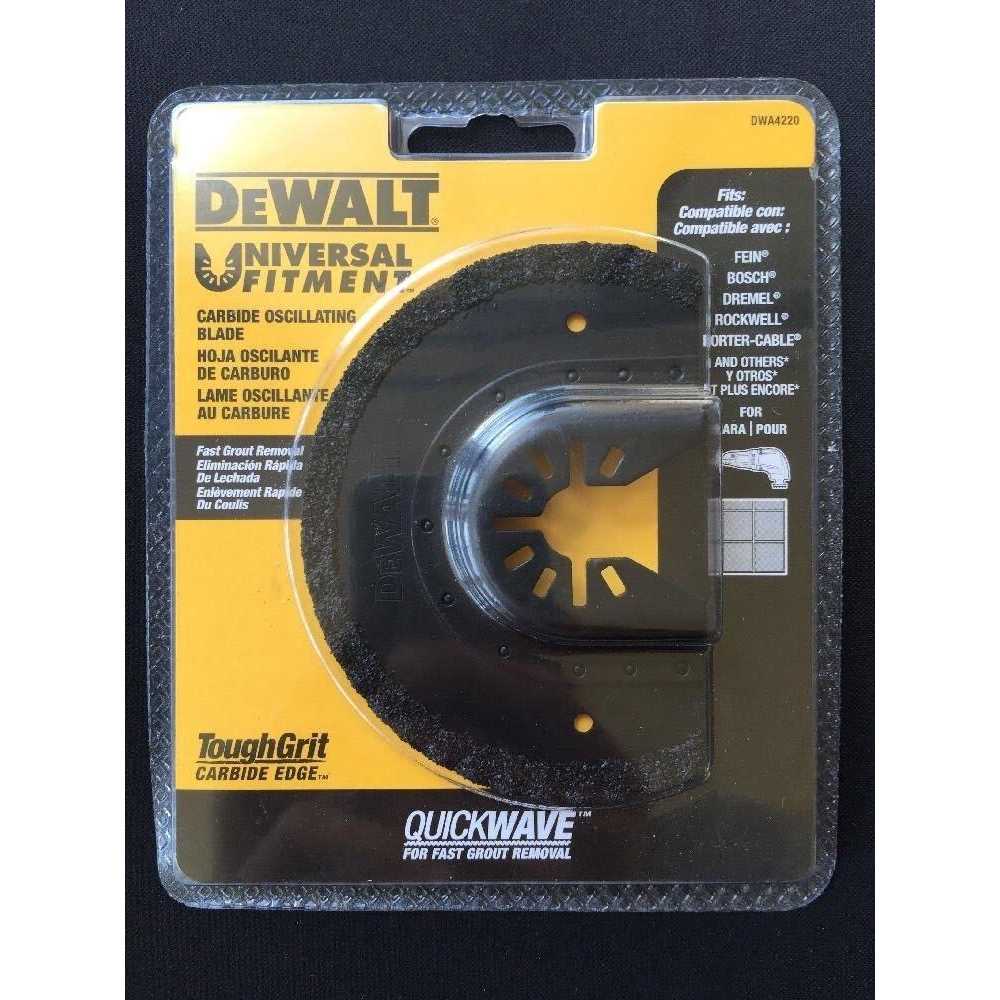 Dewalt Oscillating Carbide Grout Removal Blade DWA4220 - Cheap Fitting