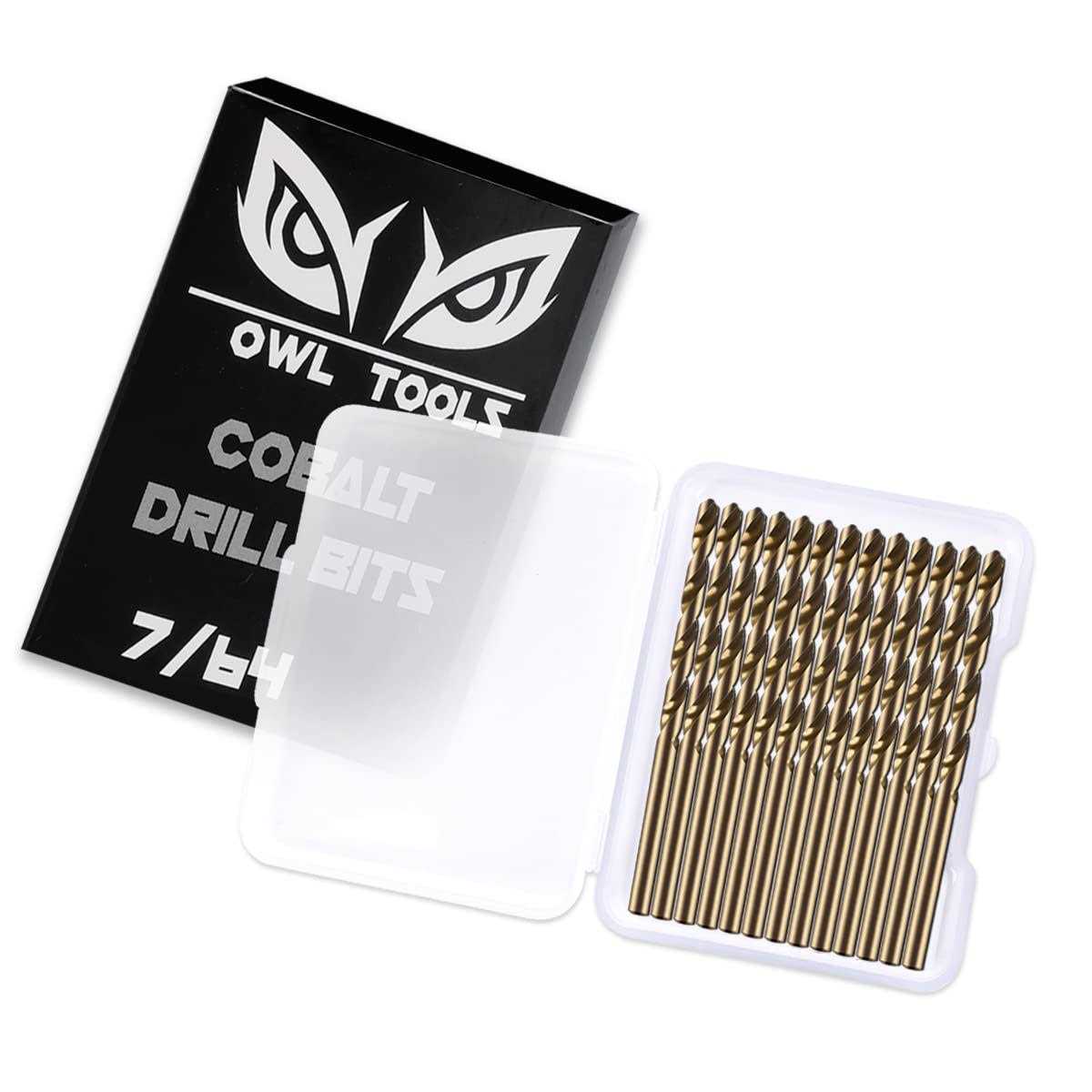 Owl Tools Cobalt Drill Bits M35 Cobalt Drill Bits with Storage Case - Cheap Fitting