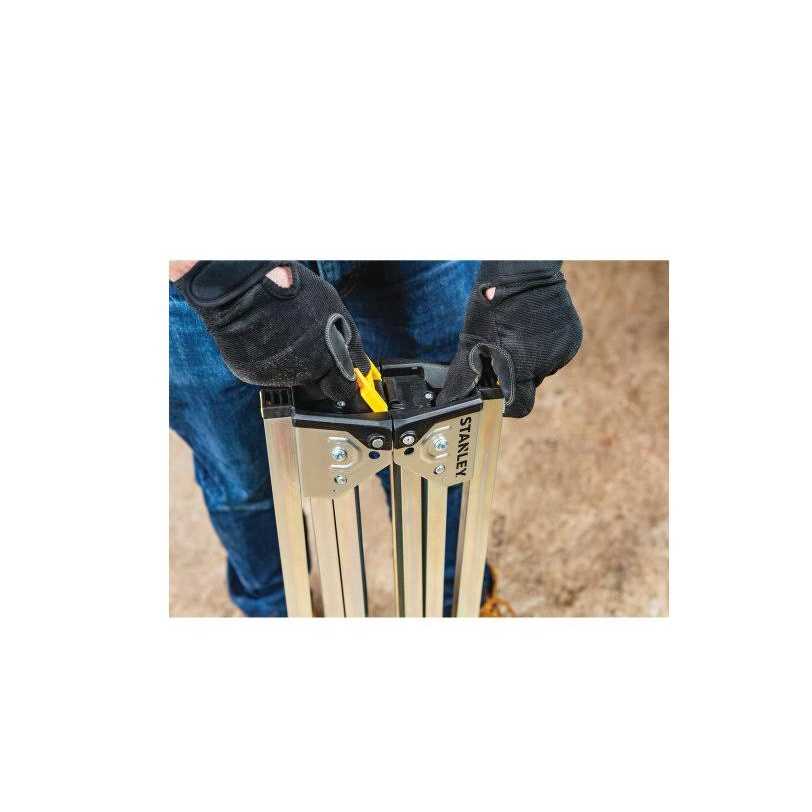 Stanley 29 in. Folding Metal Sawhorse - Cheap Fitting