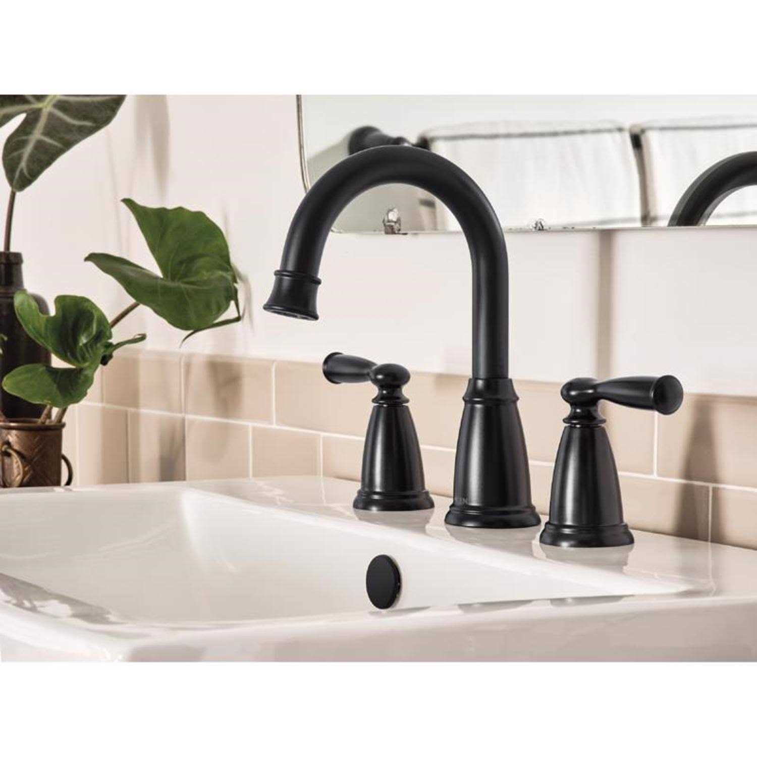 Moen Widespread Bathroom Sink Faucet Banbury 84947BL - Cheap Fitting