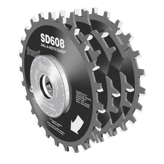 Freud SD608 8 Dial A Width Dado - Cheap Fitting