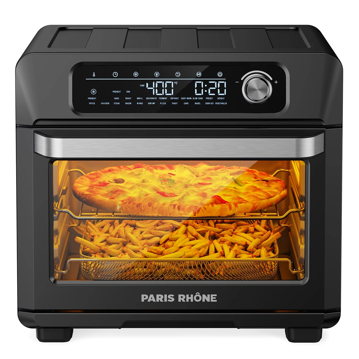 Air Fryer 26 QT Toaster Oven, 24 in 1 Large Convection Air Fryer Oven with 100 Recipes, 1700W - Cheap Fitting
