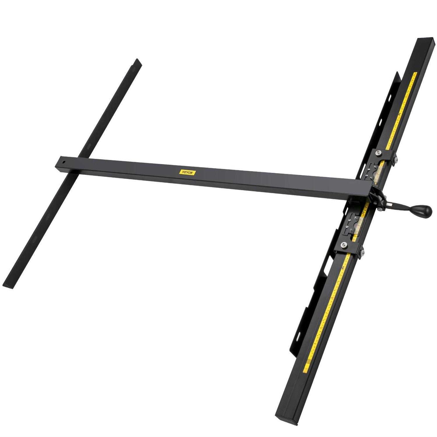 VEVOR Table Saw Fence System 57×57 Classic Table Saw Fence Rail Metric/Imperial Scale - Cheap Fitting