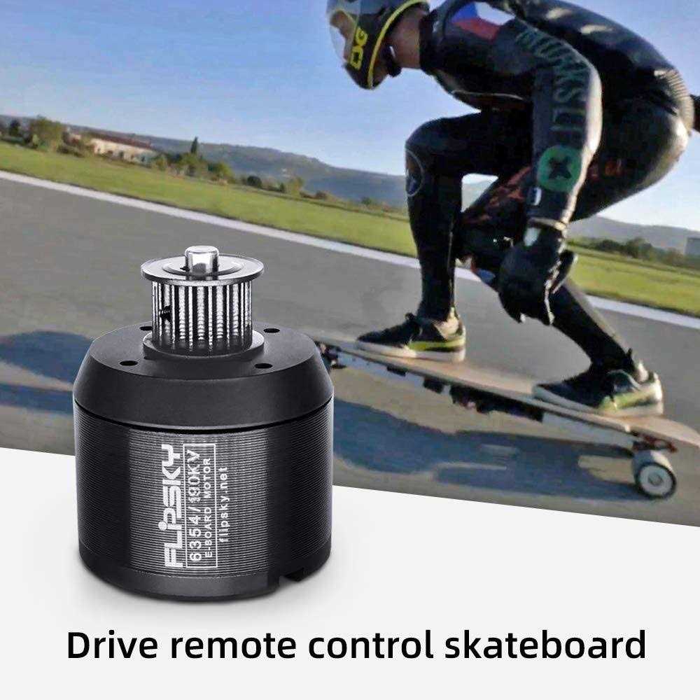 Flipsky Brushless Sensored Motor With Pulley for Electric Bike/skateboard Bldc Belt Motor 6354 190KV 2450W Shaft 8mm High Efficiency Esk8 Motors - Cheap Fitting