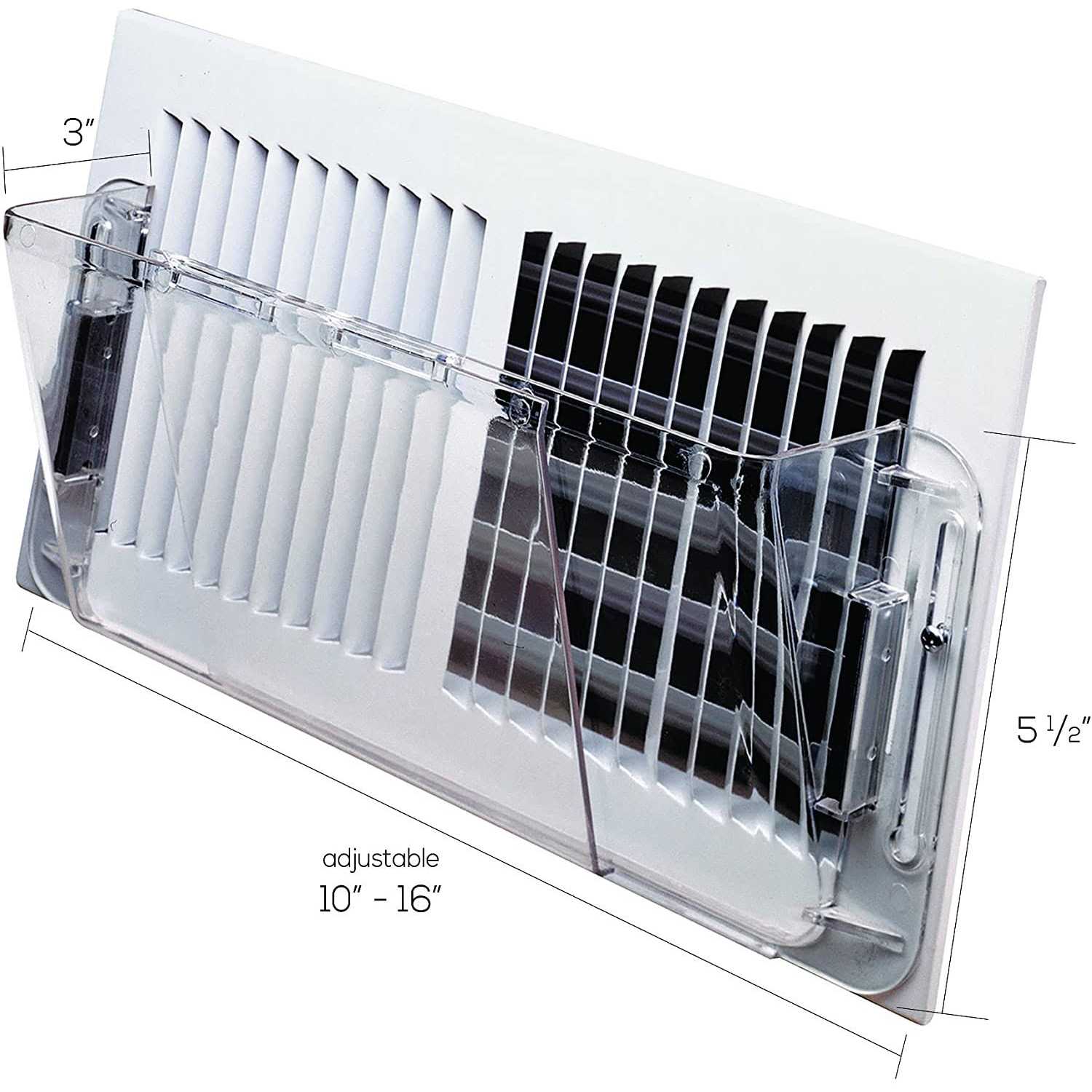 Deflecto Air Deflector Wall Register - Cheap Fitting