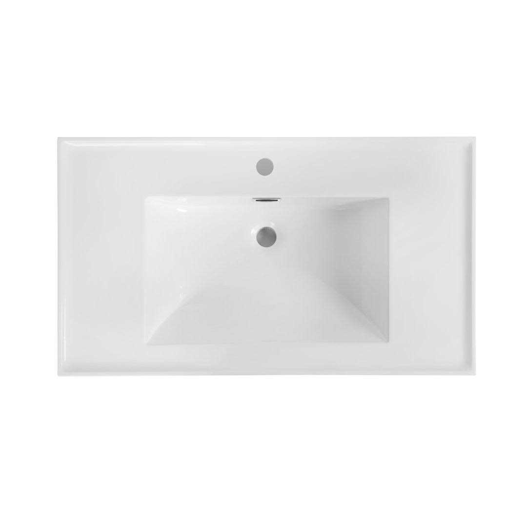 33.5 Solid Surface Resin Streamline Vanity Top Streamline Bath K-1610-34 - Cheap Fitting