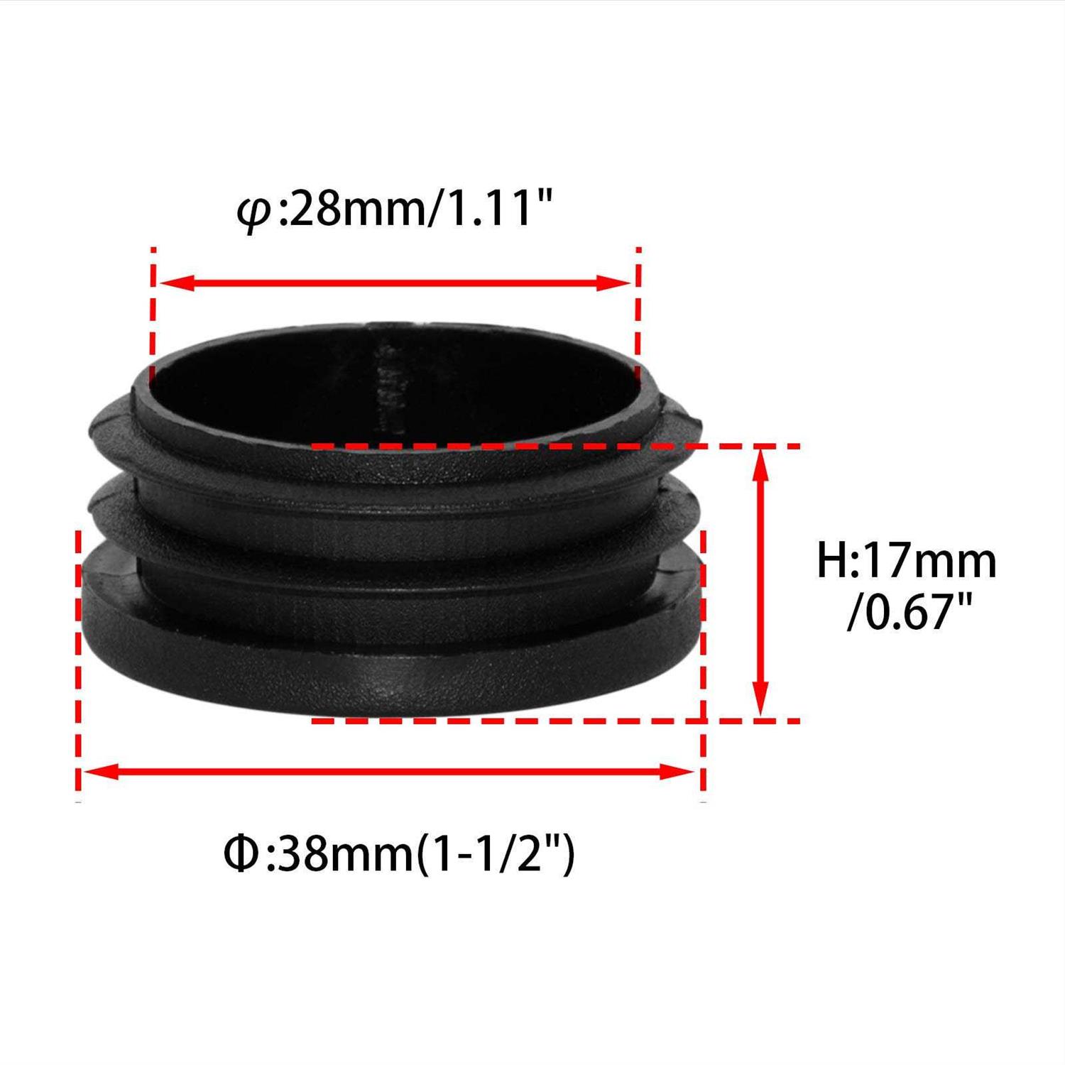 Flyshop Chair Table Legs Furniture Glides 38mm 1-1/2 inch Outside Diameter - Cheap Fitting