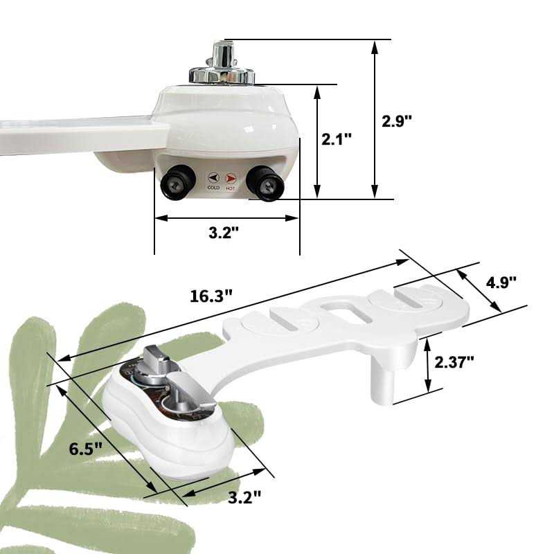 Apure Bidet A121 Hot and Cold Water Bidet Attachment for Toilet - Cheap Fitting