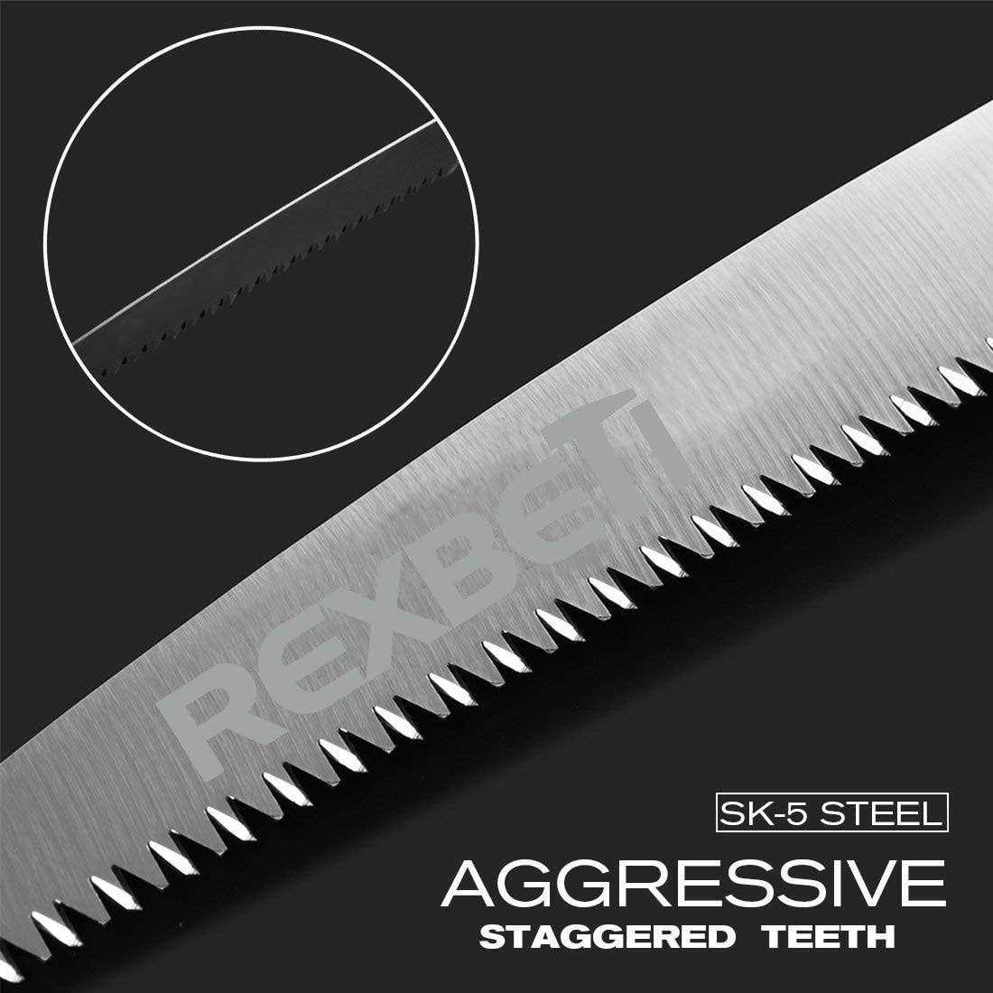 REXBETI Folding Saw Heavy Duty 11 Inch Extra Long Blade Hand Saw for Wood Camping - Cheap Fitting