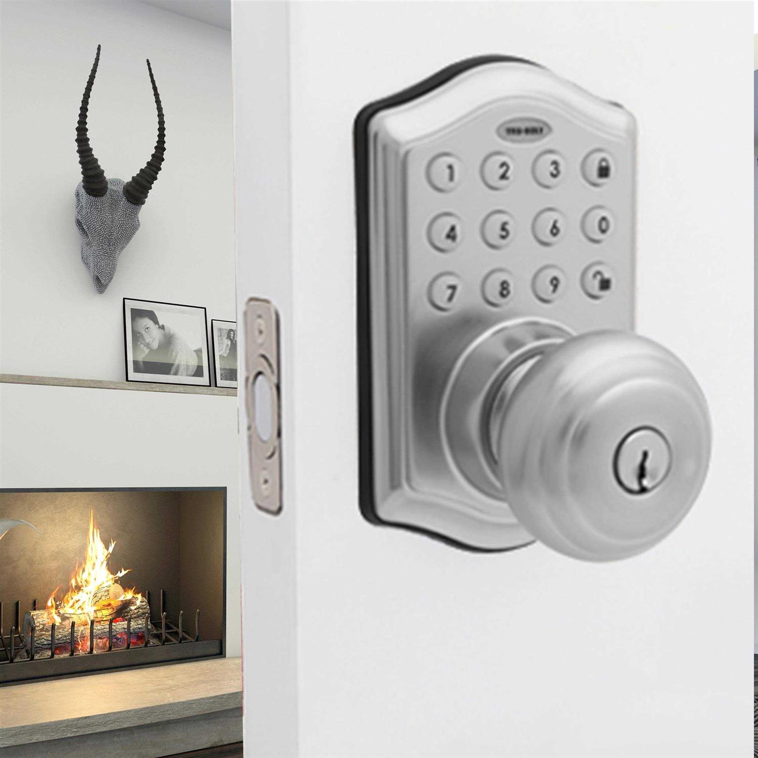 Honeywell Electronic Entry Knob Door Lock - Cheap Fitting