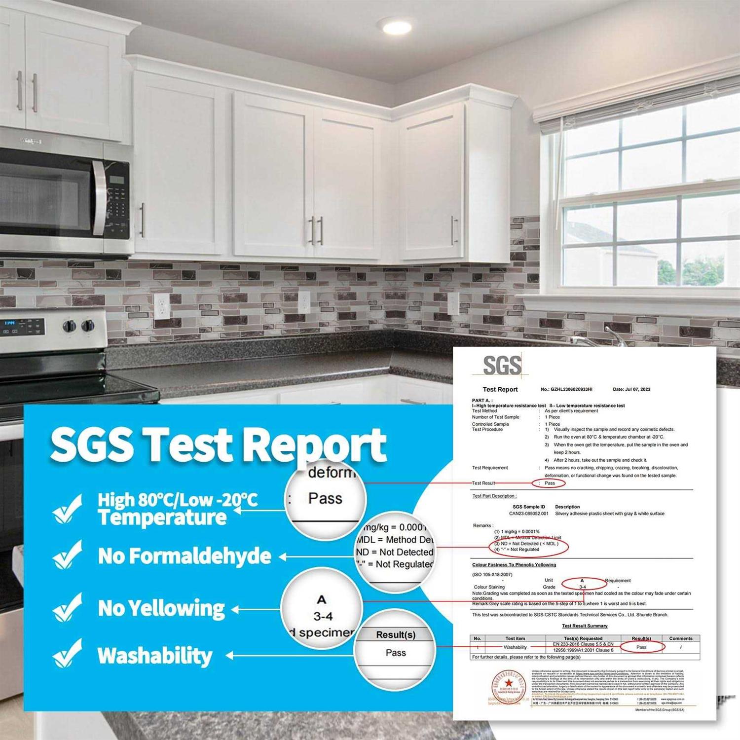 Art3d Peel and Stick Backsplash Tiles for Kitchen 10-Sheet Self Adhesive Removable Stick On Vinyl Wall Tiles - Cheap Fitting