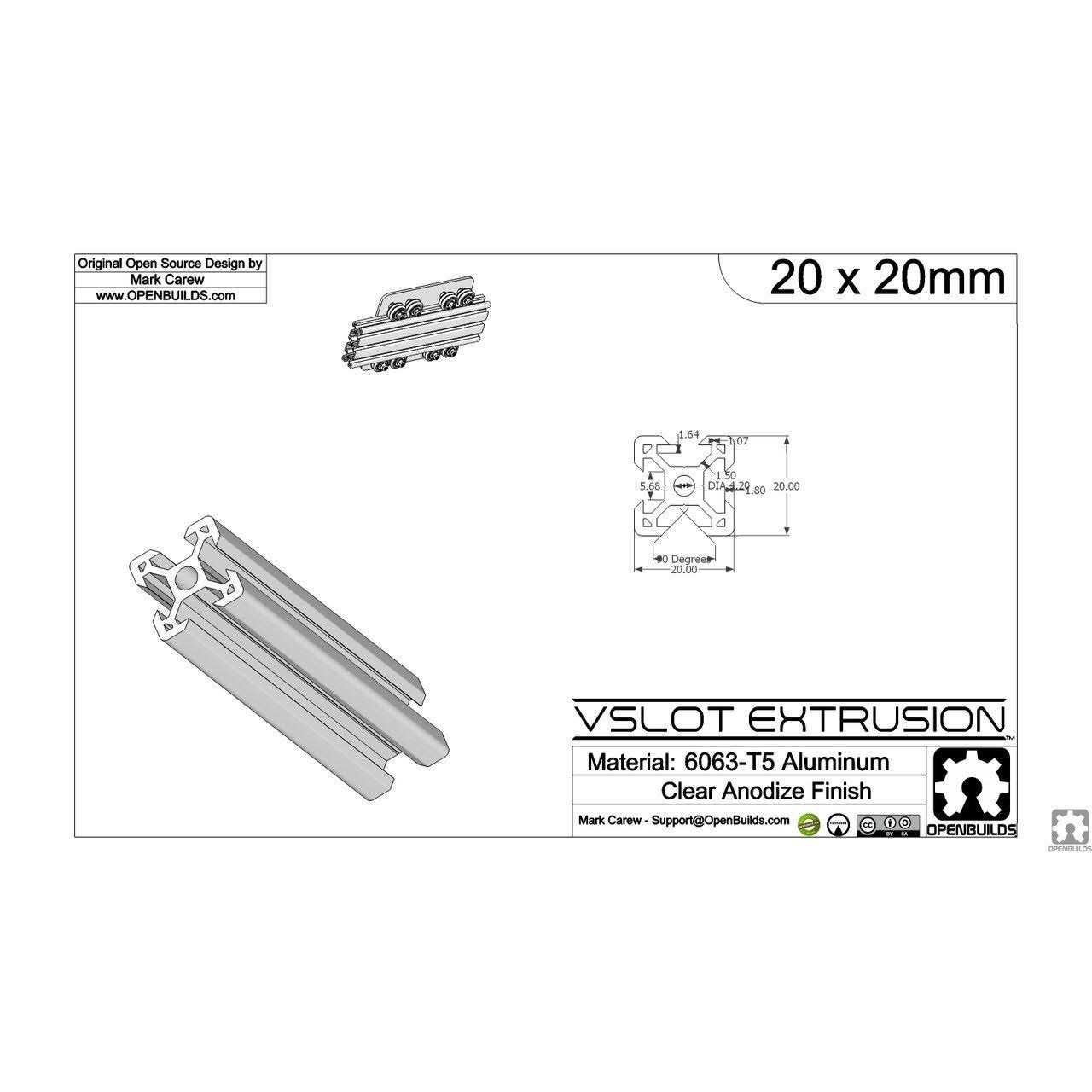 V-Slot 20×80 Linear Rail - Cheap Fitting