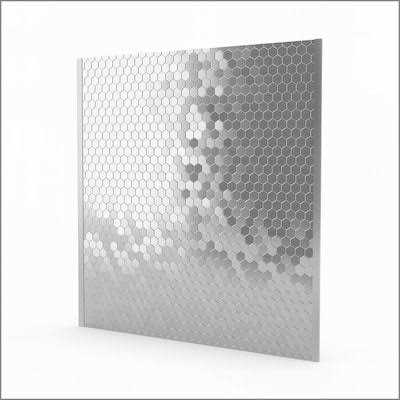 SpeedTiles Hex II Stainless 30 in. x 30.75 in. x 5 mm Metal Peel and Stick Range Backsplash Mosaic Tile RAHE043-S2 - Cheap Fitting