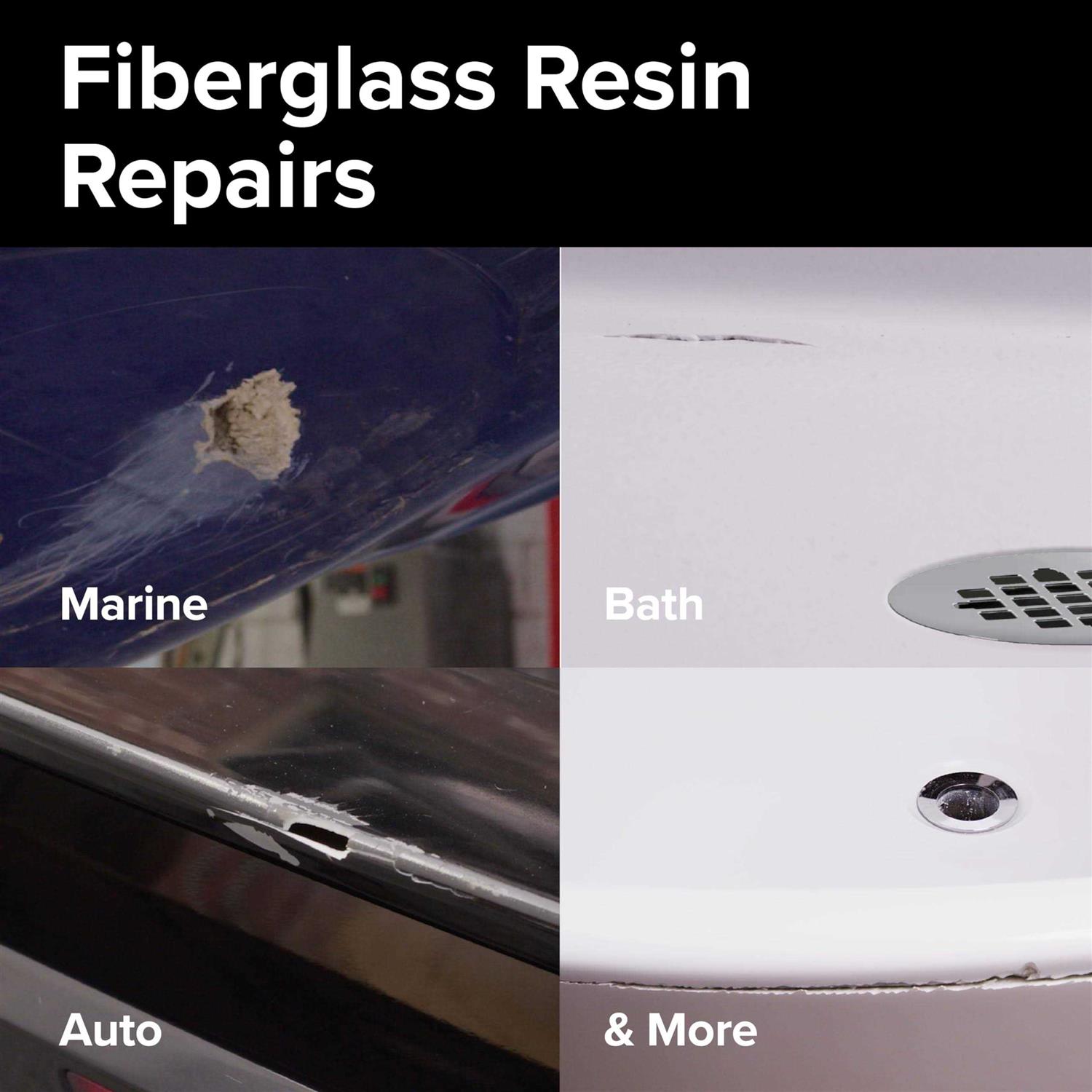 J-B Weld Fiberglass Resin 40122 - Cheap Fitting