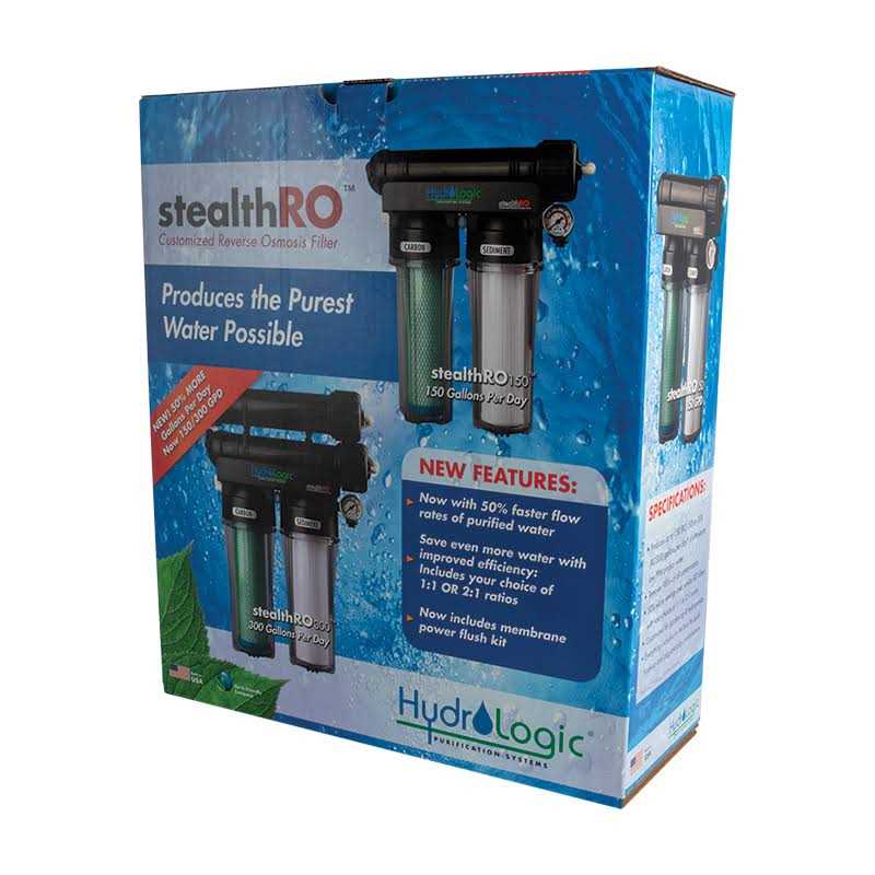 Hydro-Logic Stealth RO 150 Reverse Osmosis Filter - Cheap Fitting