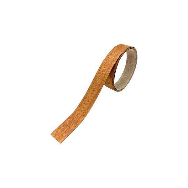 EDGEMATE 13/16 in. x 25 ft. Mahogany Real Wood Veneer Edgebanding with Hot Melt Adhesive - Cheap Fitting