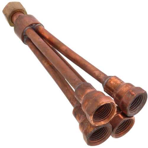 Sioux Chief Sioux 695-D432F Trap Primer Distributor FOUR 1/2 Fip w/two Plugs - Cheap Fitting