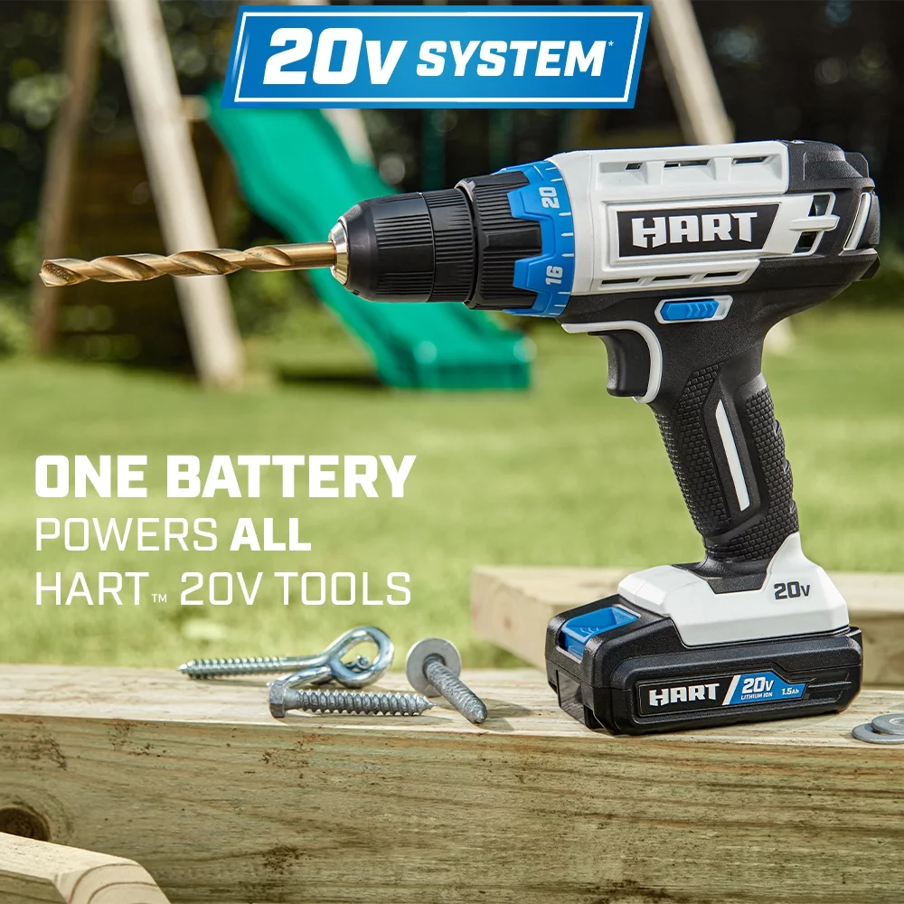 HART 1/2-inch Drill/Driver (Battery Not Included) - Cheap Fitting