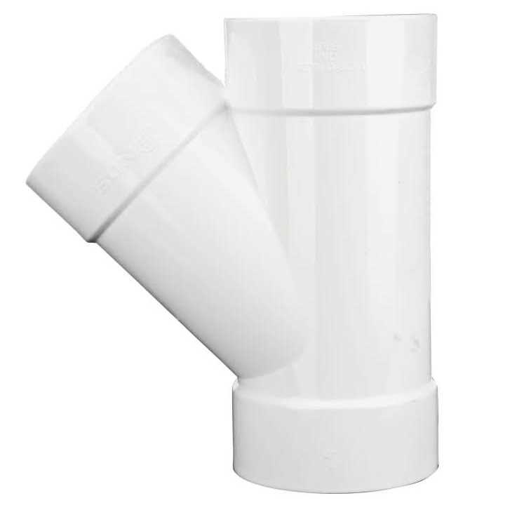 NDS 4P08 4 in. PVC 45 Degree Wye - Cheap Fitting