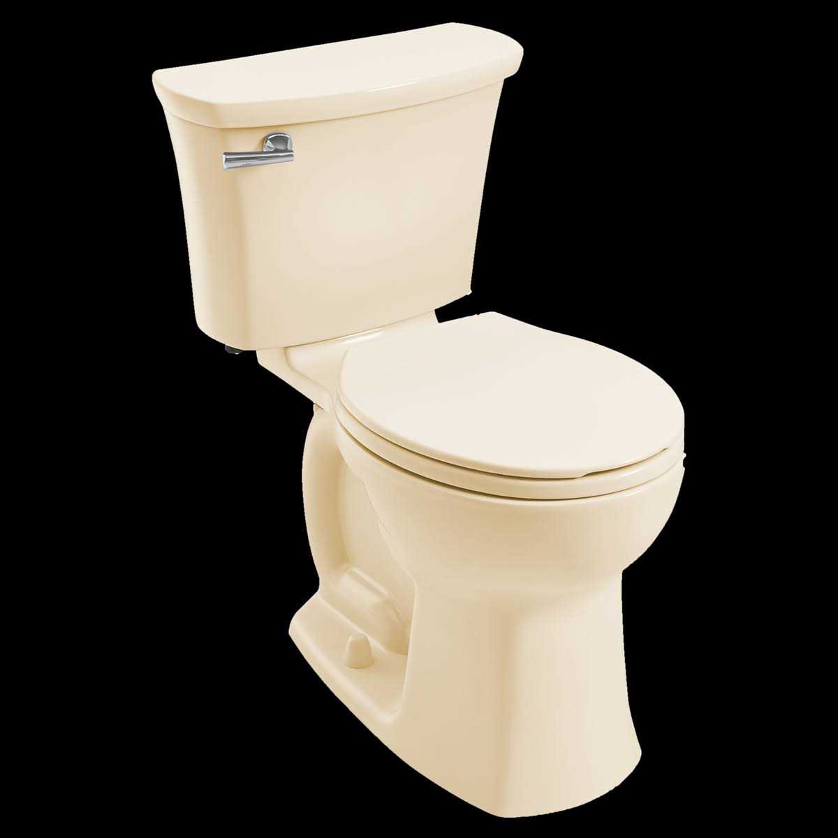 American Standard Edgemere Bone Round Chair Height 2-piece WaterSense Toilet 12-in Rough-in Size in Off-White 765BA101.021 - Cheap Fitting