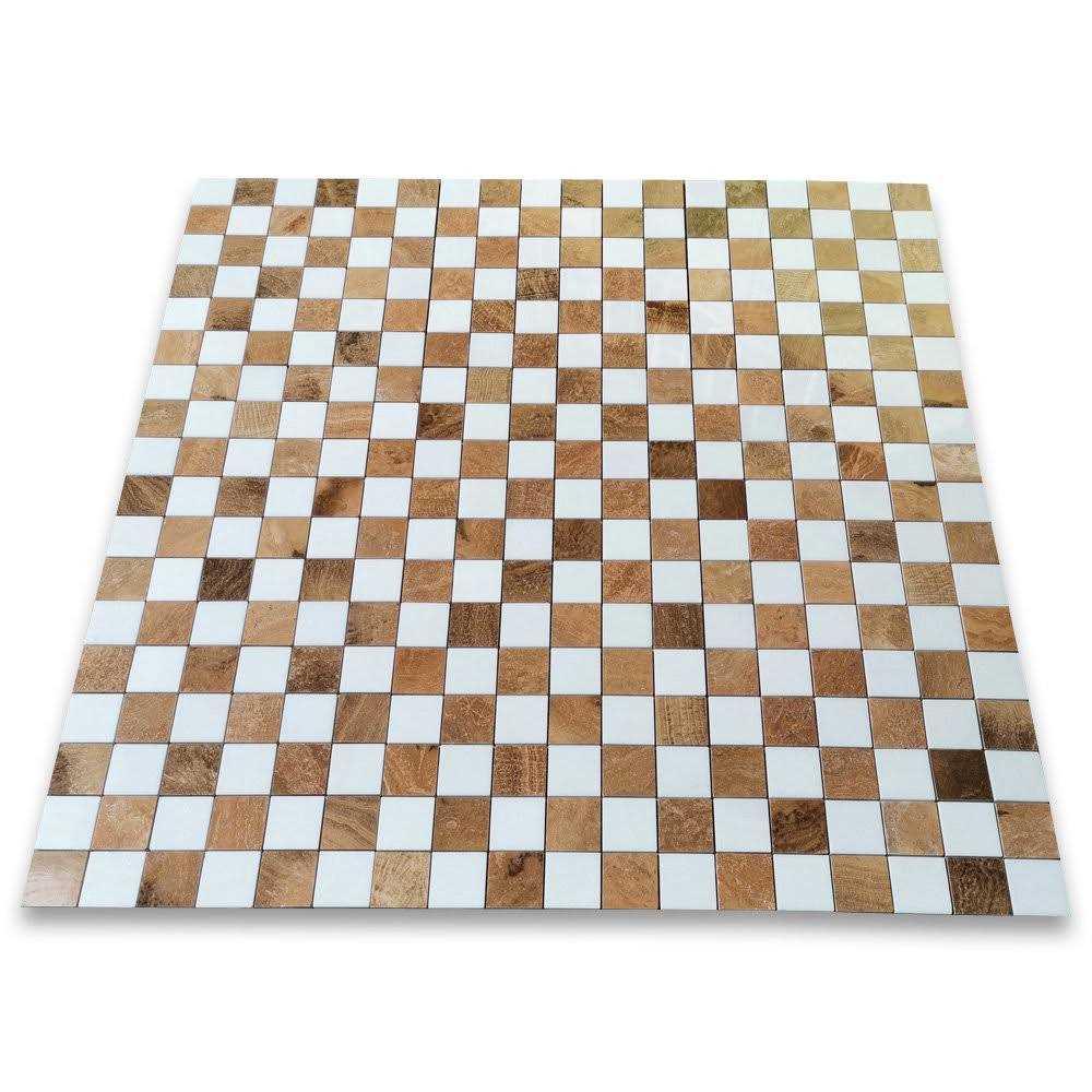 12 x 12 Marble Mosaic Wall & Floor Tile Marble Online - Cheap Fitting