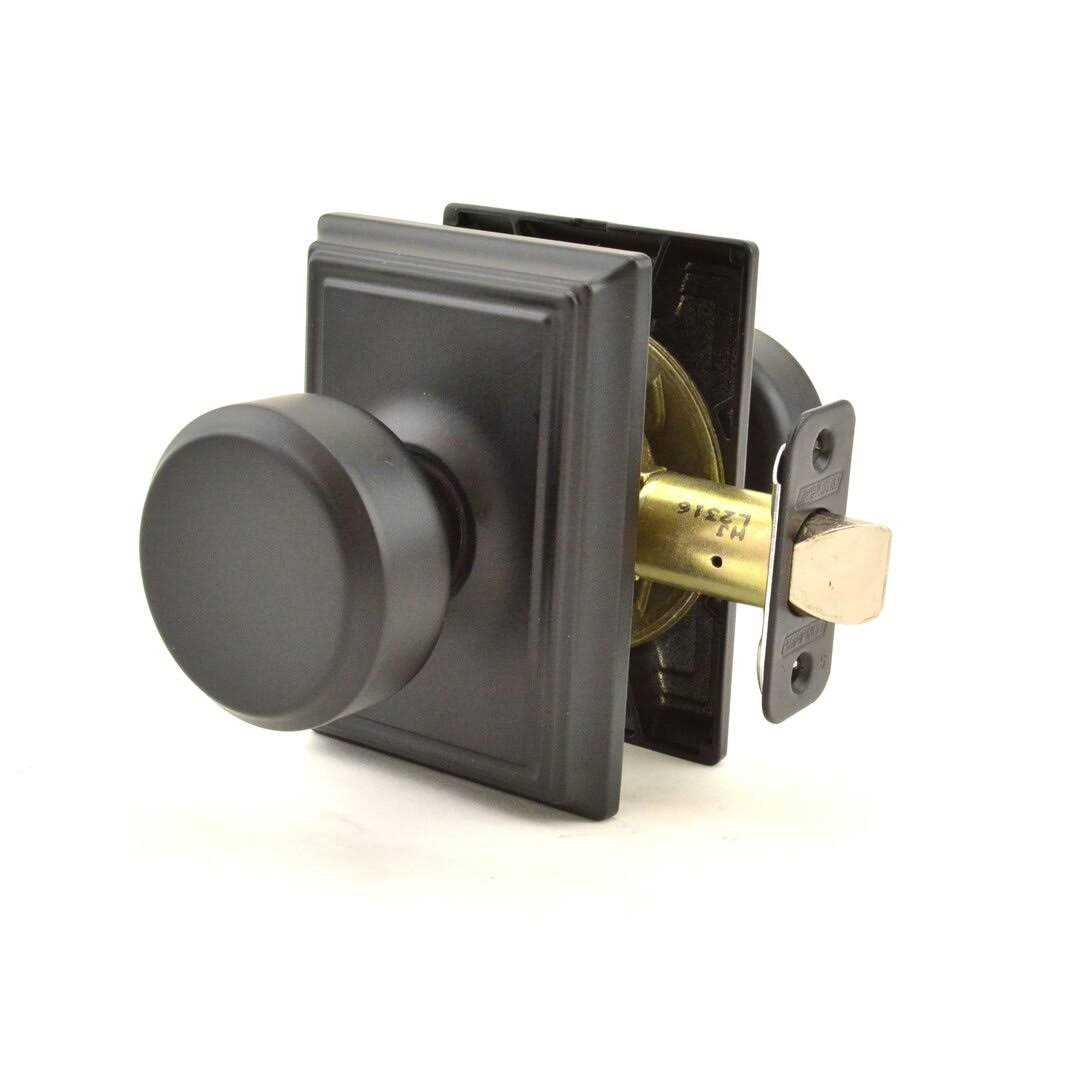 Bowery Passage Door Knob with Addison Trim Schlage F10BWE622ADD - Cheap Fitting