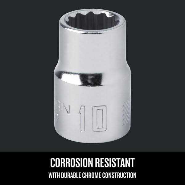 Craftsman 10 mm X 3/8 in. drive Metric 12 Point Standard Socket 1 pc - Cheap Fitting