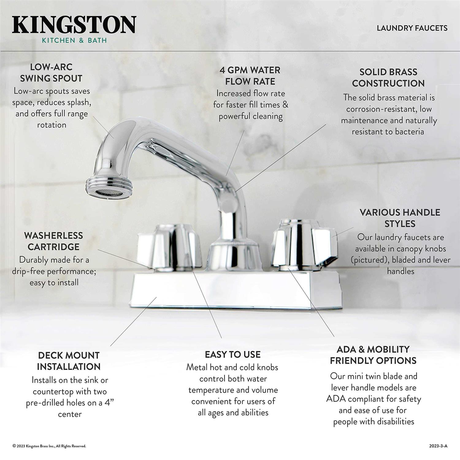 Kingston Brass KB471 Laundry Faucet - Cheap Fitting