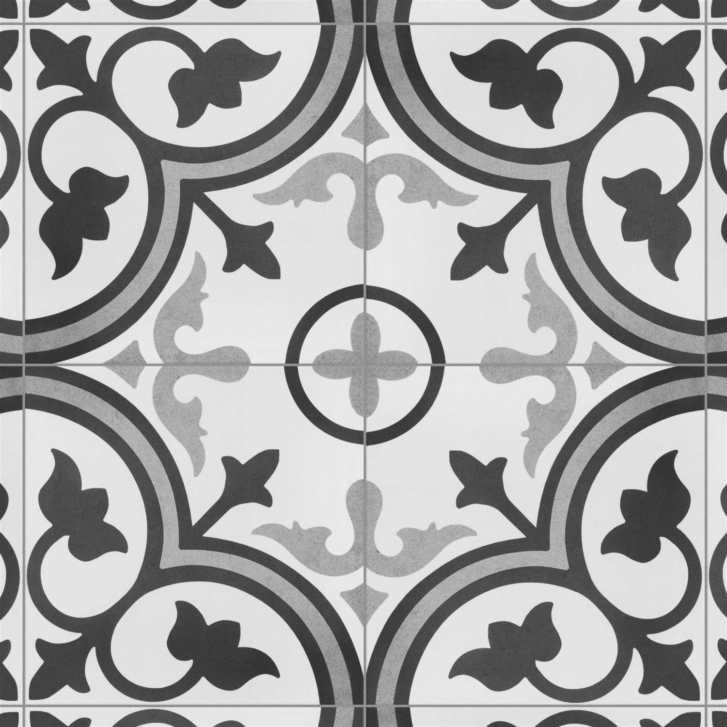 Merola Tile Amberes Classic II 13 in. x 13 in. Ceramic Floor and Wall Tile - Cheap Fitting